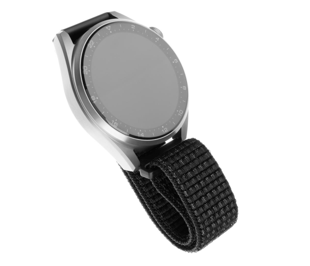 FIXED Nylon Strap do Smartwatch (22mm) wide reflective black - 1086821 - zdjęcie